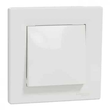 Intreruparor simplu fara suruburi, alb Schneider Asfora EPH0100121 / EXT 10653