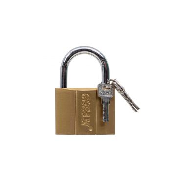 Lacat auriu 75mm, cu 3chei Z-TOOLS / ZTS 5436