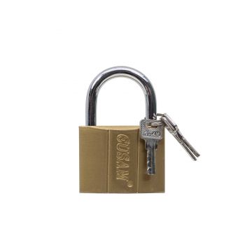 Lacat auriu 75mm, cu 3chei Z-TOOLS / ZTS 5436