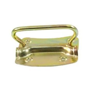 Maner metalic cu piedica pentru stupi, 9 cm / 4311