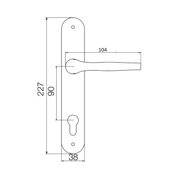 Maner+Sild Y 90 Alb 701-160