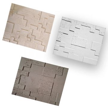 Mostrar panouri flexibile din praf de piatra, Naimeed F12, 3 modele