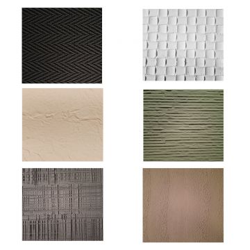 Mostrar panouri flexibile din praf de piatra, Naimeed F21, 6 modele, 15X30 cm