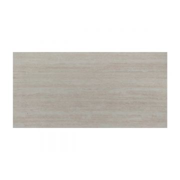 Panou decorativ din praf de piatra, Naimeed D7307, flexibil, ignifug, strat protector ceramic, rezistent la razele UV, 120x60x0.2 cm, bej travertin