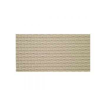Panou decorativ din praf de piatra, Naimeed D7340, flexibil, ignifug, strat protector ceramic, rezistent la razele UV, 120x60x0.2 cm, bej galbui