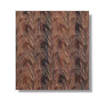 Panou decorativ, riflaj, polimer rigid, Naimeed D7616, Dimensiuni 270x30.5x0.45cm, Maro