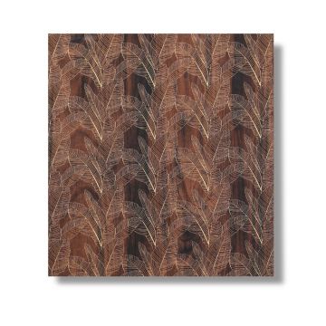 Panou decorativ, riflaj, polimer rigid, Naimeed D7616, Dimensiuni 270x30.5x0.45cm, Maro