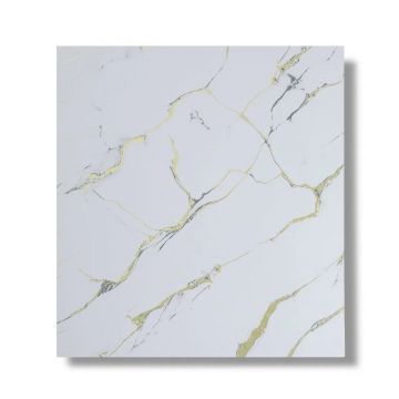 Panou decorativ, riflaj, polimer rigid, Naimeed D7618, Dimensiuni 270x30.5x0.45cm, Alb