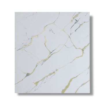 Panou decorativ, riflaj, polimer rigid, Naimeed D7618, Dimensiuni 270x30.5x0.45cm, Alb