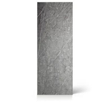 Panou decorativ riflaj WPC, Naimeed D7557,aspect rafinat si montaj usor, 260x61.1x0.9cm, gri marmorat