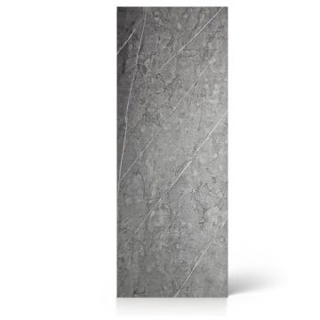 Panou decorativ riflaj WPC, Naimeed D7557,aspect rafinat si montaj usor, 260x61.1x0.9cm, gri marmorat