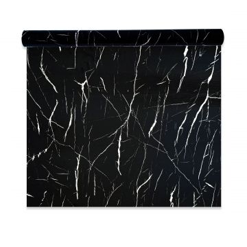 Rola panou autoadeziv, Naimeed D7367, design modern, 2.5mm grosime, 120x280cm, Negru