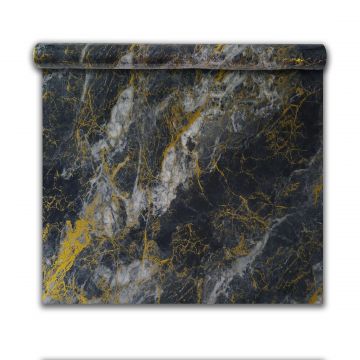 Rola panou autoadeziv, Naimeed D7387, design modern, 2.5mm grosime, 120x280cm, Negru