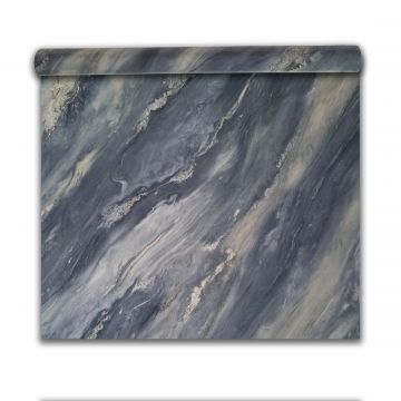 Rola panou autoadeziv, Naimeed D7407, design modern, 2.5mm grosime, 120x280cm, Gri