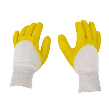 Set 12 buc, manusi progrip galben / ZLN 1410_1