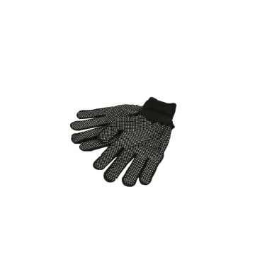 Set 12 buc, manusi protectie nr 10 cu buline din cauciuc / 4248