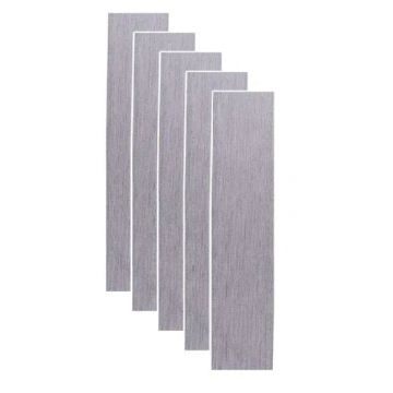 Set 5 profile Rectangular Decorativ Ranforsat WPC, Naimeed D6206, 260x10x5cm, Gri