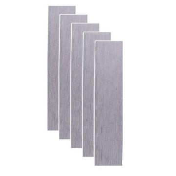 Set 5 profile Rectangular Decorativ Ranforsat WPC, Naimeed D6206, 260x10x5cm, Gri