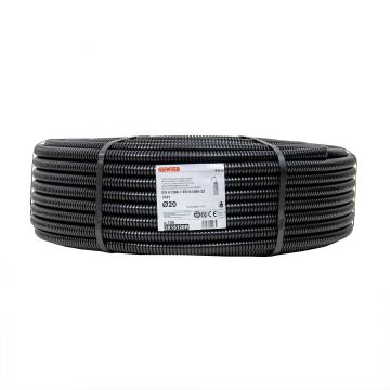 Tub flexibil, copex, cu fir de tragere, diametru 20mm, Gewiss, lungime 100ml / DX15120R