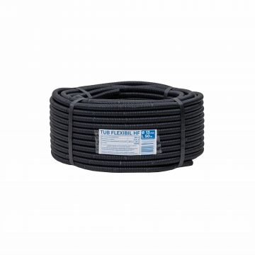 Tub flexibil, copex, din PVC fara fir de tragere, diametru 13mm, lungime 50m / EXT 10802