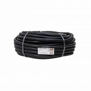 Tub flexibil, copex, din PVC fara fir de tragere, diametru 25mm, lungime 50m / EXT 10805