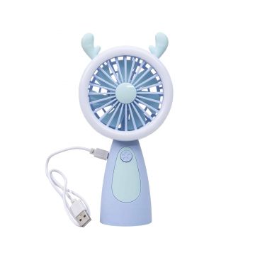 Ventilator de mana, alimentare USB, 3.7w, 3 viteze, mov / ZTS 8242