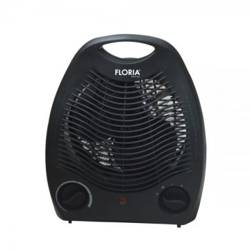 Aeroterma neagra cu 2 trepte de putere 1000W/2000W si indicator luminos / ZLN 6152