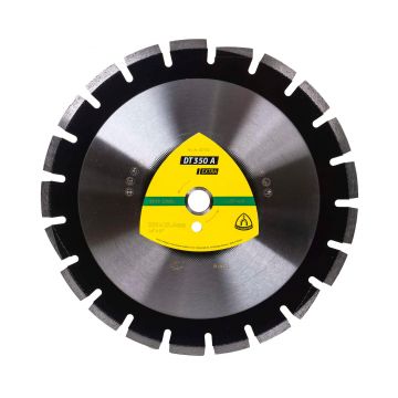 Disc diamantat de debitare Klingspor DT 350A Extra, 350x25.4mm, 21segmenti / EXT 337730