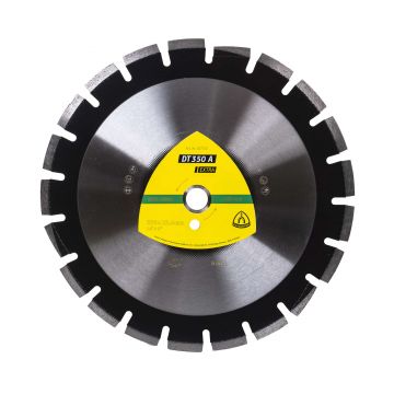 Disc diamantat de debitare Klingspor DT 350A Extra, 350x25.4mm, 21segmenti / EXT 337730