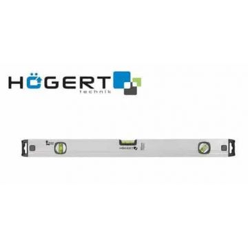 Nivela (boloboc) din aluminiu, 60cm, 3 bule, HOGERT / HT4M007