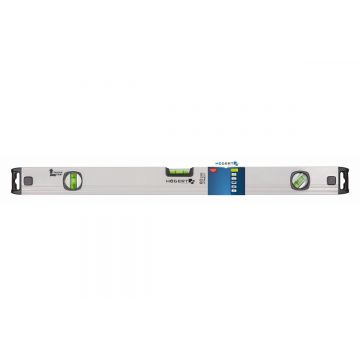 Nivela (boloboc) din aluminiu, 80cm, 3 bule, HOGERT / HT4M009