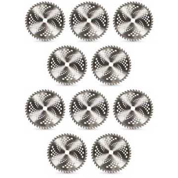 Pachet 10 x Disc de taiere pentru motocoasa, otel premium,  255x25.4x40T