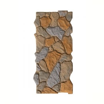 Panou decorativ 3D, efect piatră naturală, ultraușor, Naimeed D7574, pentru interior și exterior, 121x58x4cm, Multicolor
