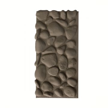 Panou decorativ 3D, efect piatră naturală, ultraușor, Naimeed D7577, pentru interior și exterior, 120x60x5.7cm, Maro deschis