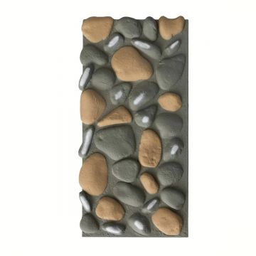 Panou decorativ 3D, efect piatră naturală, ultraușor, Naimeed D7581, pentru interior și exterior, 120x60x5.7cm, Multicolor