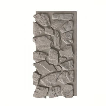 Panou decorativ 3D, efect piatră naturală, ultraușor, Naimeed D7598, pentru interior și exterior, 120x60x6cm, Gri