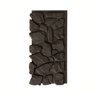 Panou decorativ 3D, efect piatră naturală, ultraușor, Naimeed D7601, pentru interior și exterior, 120x60x6cm, Negru