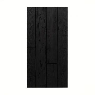 Panou decorativ 3D, imitatie lemn, ultraușor, Naimeed D7604, pentru interior și exterior, 120x60x1cm, Negru