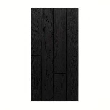 Panou decorativ 3D, imitatie lemn, ultraușor, Naimeed D7604, pentru interior și exterior, 120x60x1cm, Negru