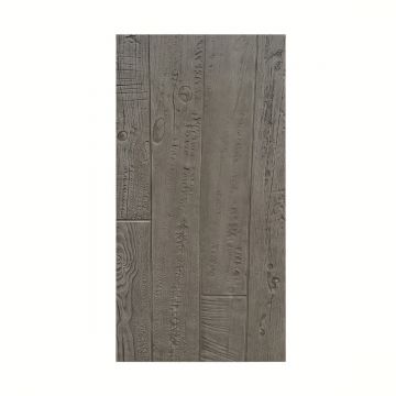 Panou decorativ 3D, imitatie lemn, ultraușor, Naimeed D7606, pentru interior și exterior, 120x60x1cm, Gri