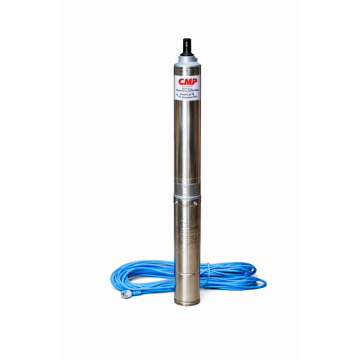 Pompa submersibila de mare adancime, 16 turbine, 1500W, Inaltime refulare 200m, Debit 12mc h, 2860RPM, 30m cablu