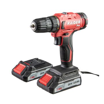 Raider R20 Masina de gaurit si insurubat 20V 2x2Ah 44Nm RDP-SPCD20