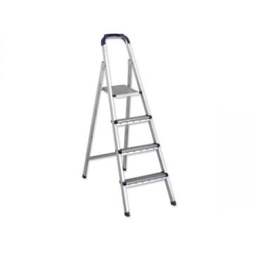 Scara metal Zilan, trei trepte + platforma /  ZLN 1152