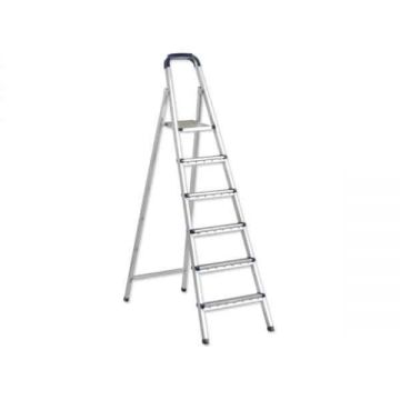 Scara metalica, 5 trepte + platforma cu sistem antialunecare / ZLN 1176