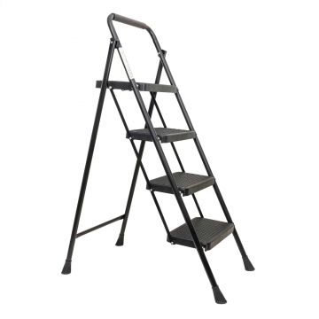 Scara metalica cu 4 trepte late, pliabila negru Z-TOOLS / ZTS 8088