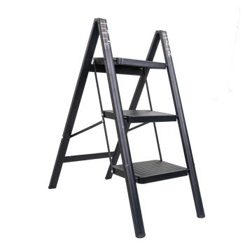 Scara pliabila din metal, cu 3 trepte, maxim 150kg / ZTS 8183