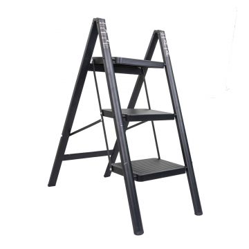 Scara pliabila din metal, cu 3 trepte, maxim 150kg / ZTS 8183