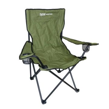 Scaun pliabil pentru camping ROX Wood 153CAMP0314