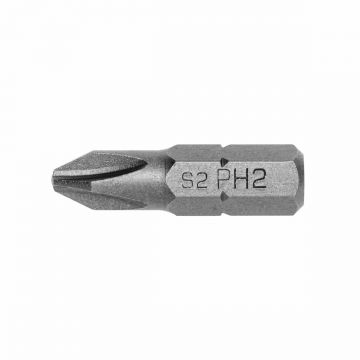 Set 10 bucati, bit-uri pentru surubelnita, PH2, 25mm HOGERT / HT1S304