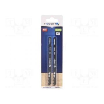 Set 2 bucati lame de fierastrau pentru lemn, 132mm, 6dinti/inchi Z-TOOLS / HT6D654-2